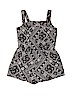 Lily Bleu 100% Polyester Black Romper Size 12 - photo 2