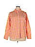 Lands' End Orange Long Sleeve Button-Down Shirt Size 20W - photo 1