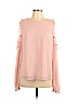 Eliza J 100% Polyester Pink Long Sleeve Blouse Size 14 - photo 1