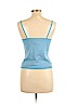 BCBGMAXAZRIA 100% Cotton Blue Sleeveless Top Size L - photo 2