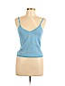 BCBGMAXAZRIA 100% Cotton Blue Sleeveless Top Size L - photo 1
