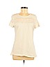 H&M Ivory Short Sleeve Top Size L - photo 1