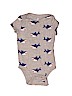 Baby Gap 100% Cotton Print Gray Short Sleeve Onesie Size 18-24 mo - photo 1