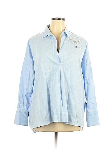 Zara Long Sleeve Button-Down Shirt (view 1)