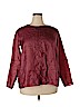 Assorted Brands Burgundy Long Sleeve Blouse Size 2X - photo 1