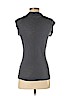 H&M 100% Viscose Gray Short Sleeve Top Size S - photo 2