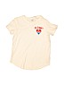 Old Navy 100% Cotton Ivory Short Sleeve T-Shirt Size 10 - 12 - photo 1