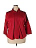 Coldwater Creek 100% Rayon Red Jacket Size 2X - photo 1