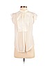Madewell 100% Silk Ivory Sleeveless Silk Top Size 0 - photo 1