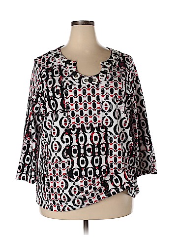 Ruby Rd. 3/4 Sleeve Top (view 1)