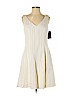 Harvey Faircloth 100% Cotton Ivory Casual Dress Size S - photo 1
