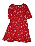 Old Navy 100% Cotton Floral Red Dress Size 10 - 12 - photo 1