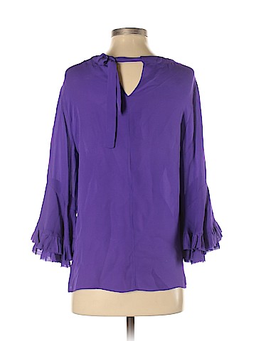 Kobi Halperin Long Sleeve Silk Top (view 2)