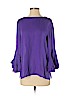 Kobi Halperin 100% Silk Purple Long Sleeve Silk Top Size S - photo 1