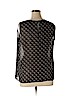 Cynthia Rowley TJX 100% Polyester Gray Sleeveless Blouse Size XL - photo 2
