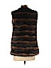 A by Adrienne Landau Black Faux Fur Vest Size XS - photo 2