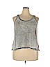 Xhilaration Gray Sleeveless Blouse Size XXL - photo 1