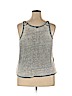 Xhilaration Gray Sleeveless Blouse Size XXL - photo 2