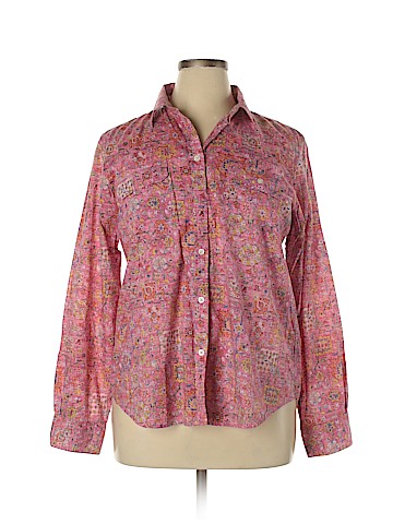 L-RL Lauren Active Ralph Lauren Long Sleeve Button-Down Shirt (view 1)