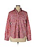 L-RL Lauren Active Ralph Lauren 100% Cotton Pink Long Sleeve Button-Down Shirt Size XL - photo 1