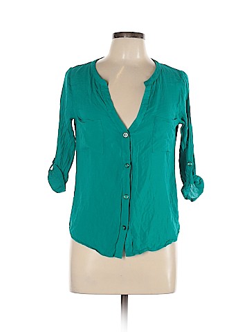Needle & Thread By Francesca's Long Sleeve Button-Down Shirt (view 1)
