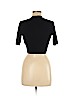 Topshop Black Short Sleeve Top Size 6 - photo 2
