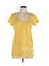 Burberry Brit 100% Cotton Yellow Short Sleeve T-Shirt Size L - photo 1