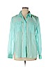 Lauren by Ralph Lauren Green Long Sleeve Button-Down Shirt Size XL - photo 1