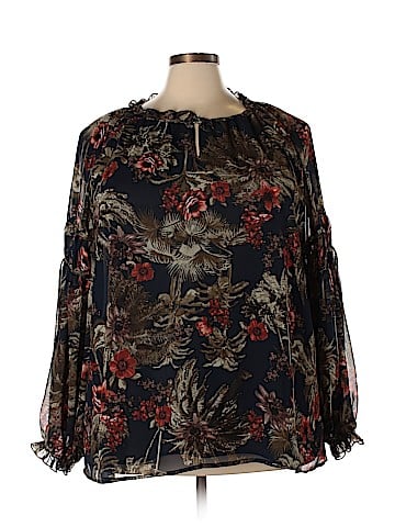 Ava James Long Sleeve Blouse (view 1)