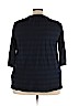 Lucky Brand Blue 3/4 Sleeve Top Size 3X - photo 2