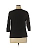 Elle Black 3/4 Sleeve Top Size XL - photo 2