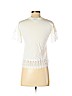 Topshop Ivory Short Sleeve Top Size 2 - photo 2