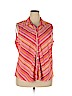Ninety Pink Sleeveless Blouse Size 2X - photo 1