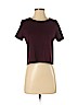 Forever 21 Burgundy Short Sleeve Top Size M - photo 1