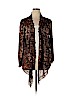 Chico's 100% Polyester Brown Kimono Size XL (3) - photo 1