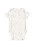 Baby Gap 100% Cotton White Short Sleeve Onesie Size Up to 7lbs - photo 2