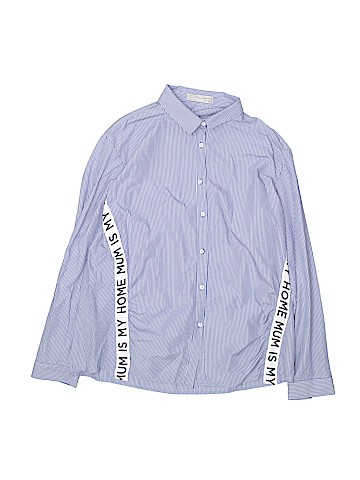 Zara Kids Long Sleeve Button-Down Shirt (view 1)