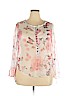 Unbranded Pink Long Sleeve Blouse Size 2X - photo 1