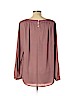 Ann Taylor LOFT 100% Polyester Pink Long Sleeve Blouse Size L - photo 2