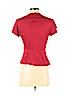 Zara 100% Viscose Red Short Sleeve Blouse Size S - photo 2