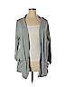 Karen Scott 100% Cotton Gray Cardigan Size XL - photo 1