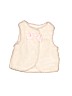 Carter's 100% Polyester Ivory Faux Fur Vest 0-3 MO / 3 MO - photo 1