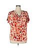 Dana Buchman Orange Short Sleeve Top Size 1X - photo 1