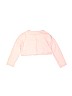 Janie and Jack 100% Acrylic Solid Pink Cardigan Size 3 - photo 2