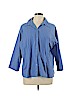 Croft & Barrow 100% Cotton Blue Long Sleeve Button-Down Shirt Size 1X - photo 1