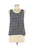 H&M 100% Polyester Blue Sleeveless Blouse Size 6 - photo 1