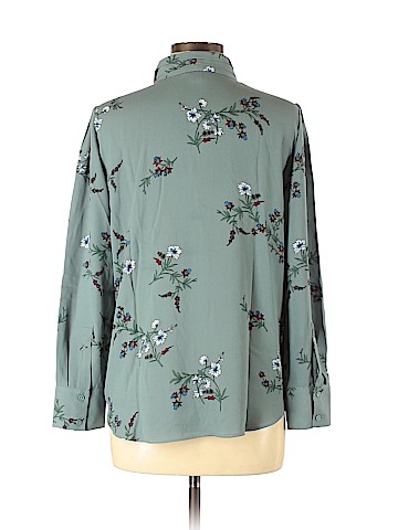 Ann Taylor Long Sleeve Button-Down Shirt (view 2)