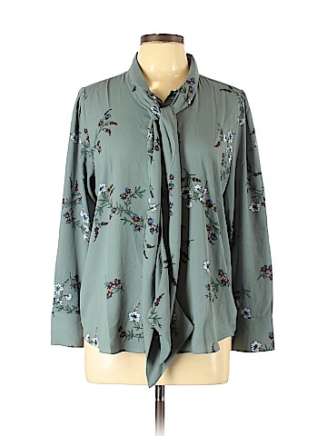 Ann Taylor Long Sleeve Button-Down Shirt (view 1)