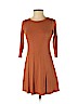 Forever 21 Orange Casual Dress Size S - photo 1