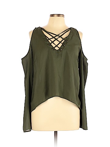 Derek Heart Long Sleeve Blouse (view 1)